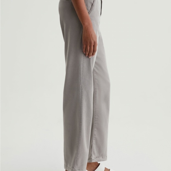 NWT AG Denim Caden Straight, Relaxed Chino, Sulphur Pebble Grey, size 26 - Picture 4 of 15